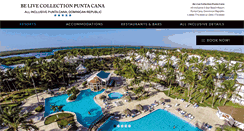 Desktop Screenshot of belivegrandpuntacana.com