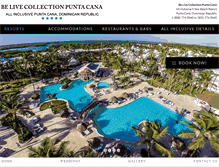 Tablet Screenshot of belivegrandpuntacana.com